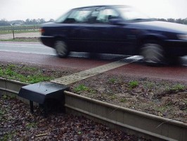 tunnel en geleidingswand